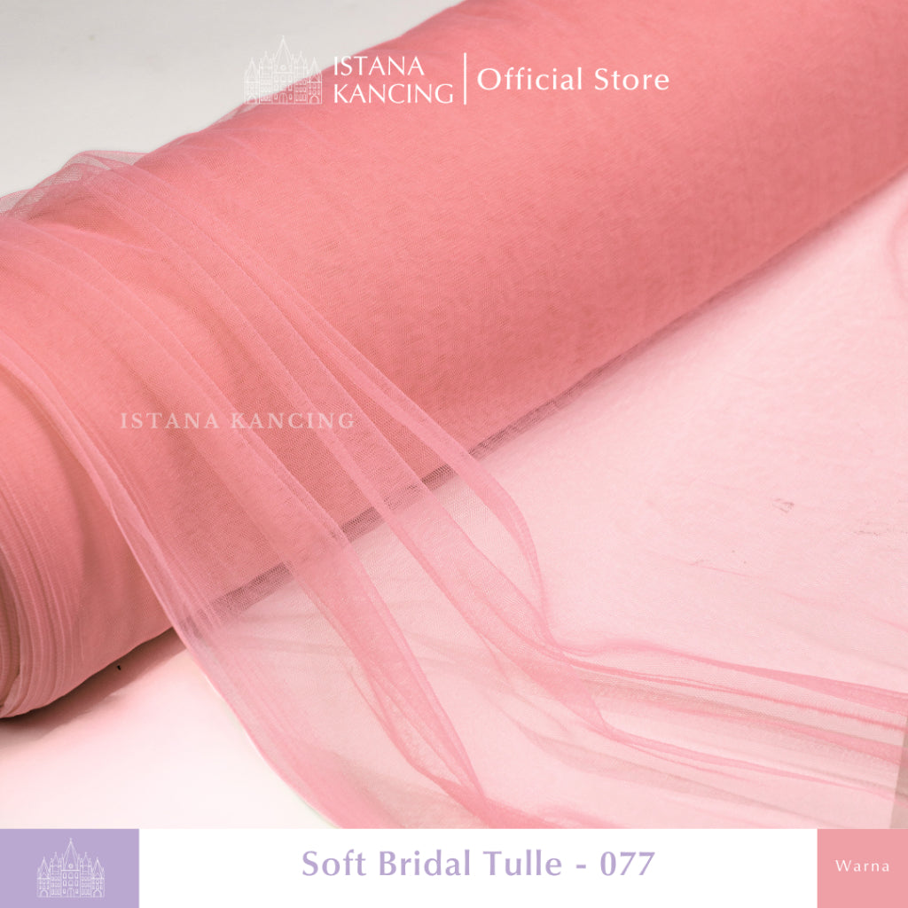 Kain Soft Tulle Lebar 150cm Pink Series
