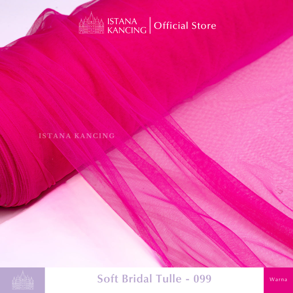 Kain Soft Tulle Lebar 150cm Pink Series
