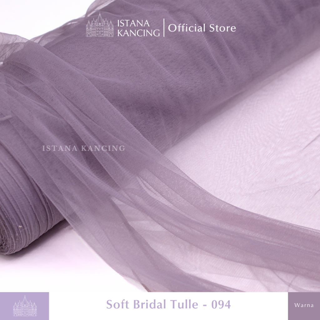Kain Soft Tulle Lebar 150cm Purple