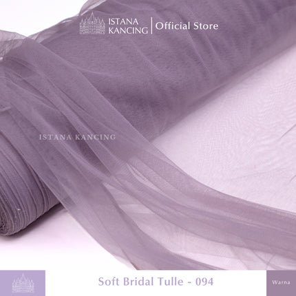 Kain Soft Tulle Lebar 150cm Purple