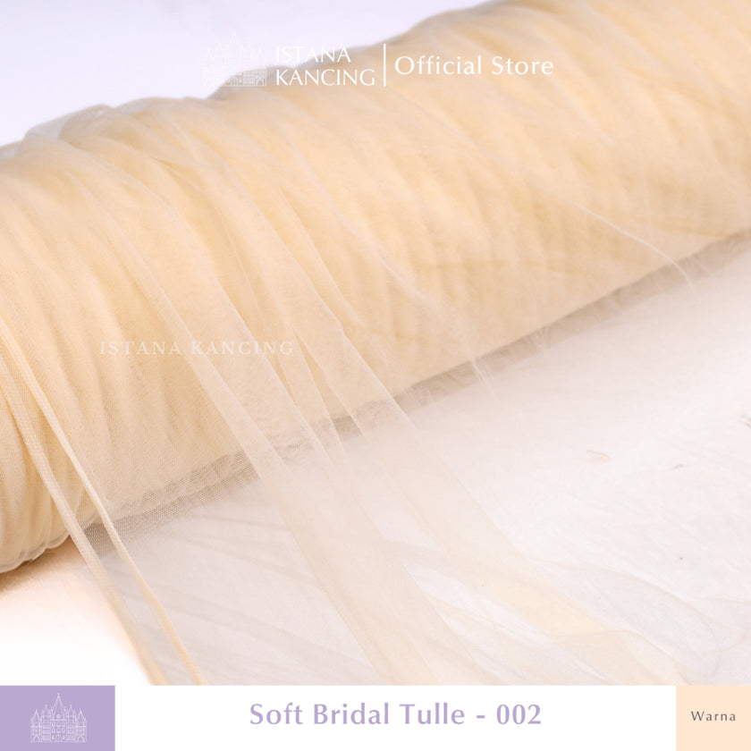 Kain Soft Tulle Lebar 150cm Brown Series