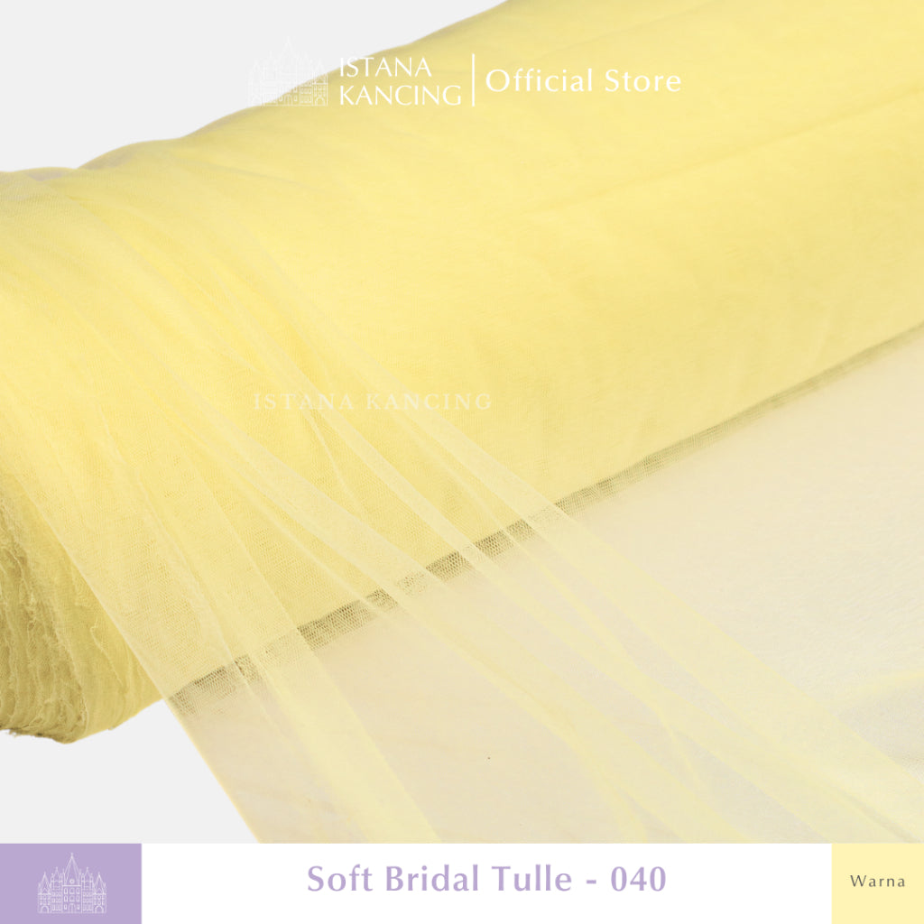 Kain Soft Tulle Lebar 150cm Yellow Series