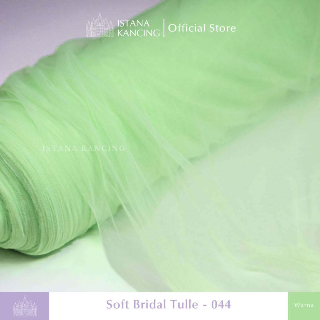 Kain Soft Tulle Lebar 150cm Green Series