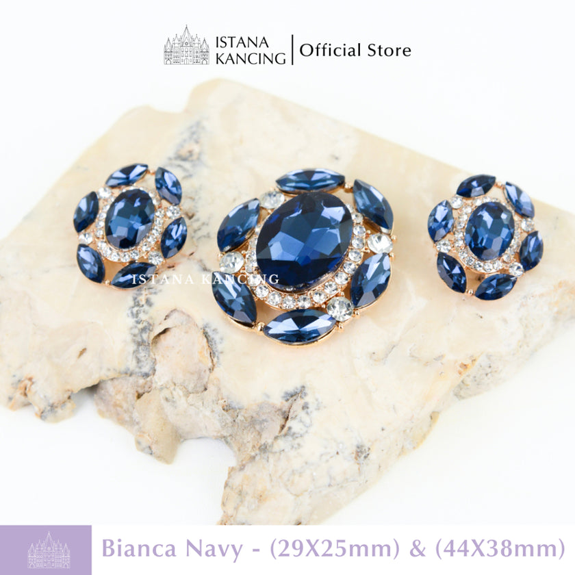 Bianca Rhinestone Button