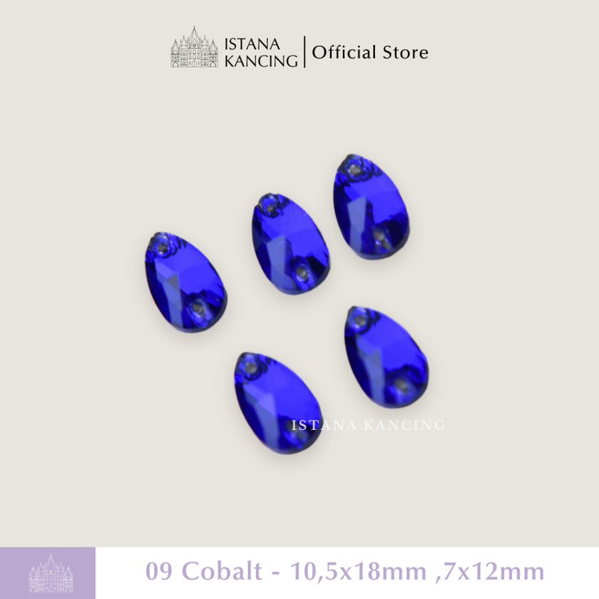 Kristal Jahit Tear Drop