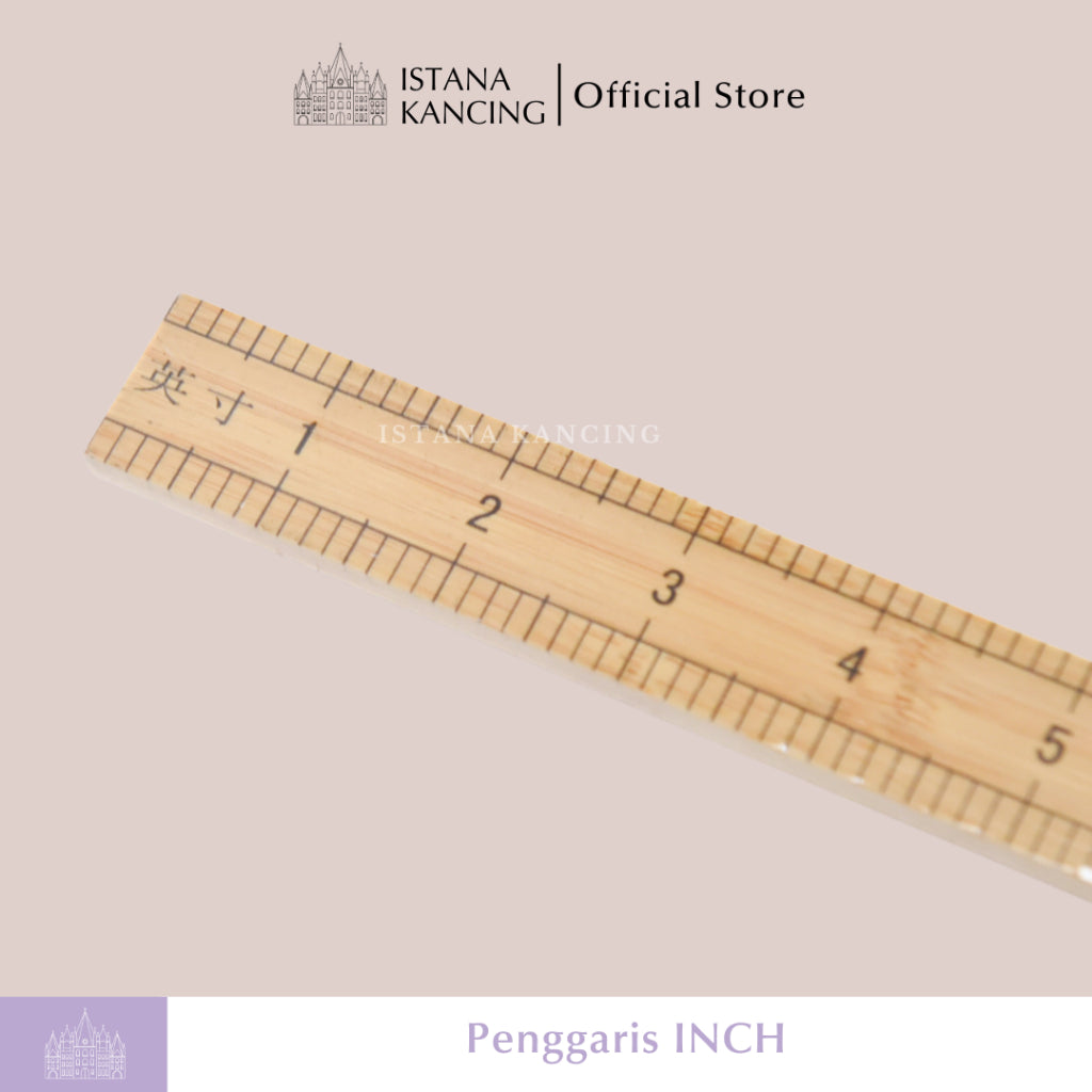Penggaris Kayu 1 Meter