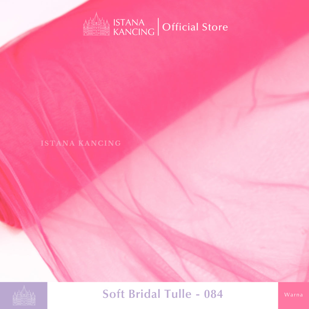 Kain Soft Tulle Lebar 150cm Pink Series