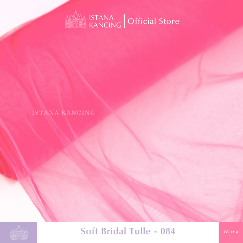 Kain Soft Tulle Lebar 150cm Pink Series