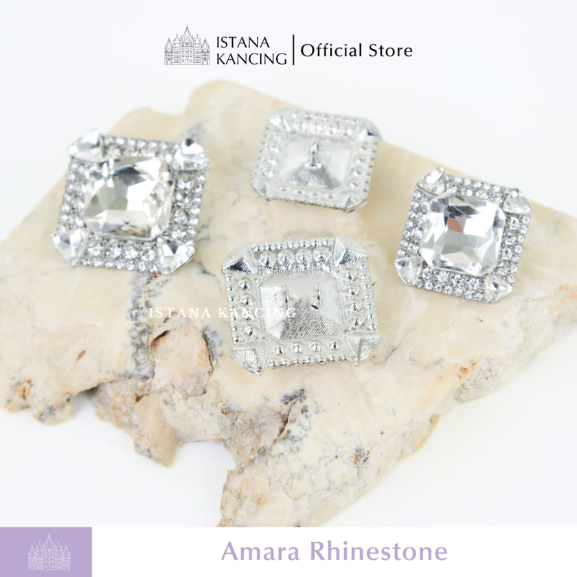 Amara Rhinestone Button