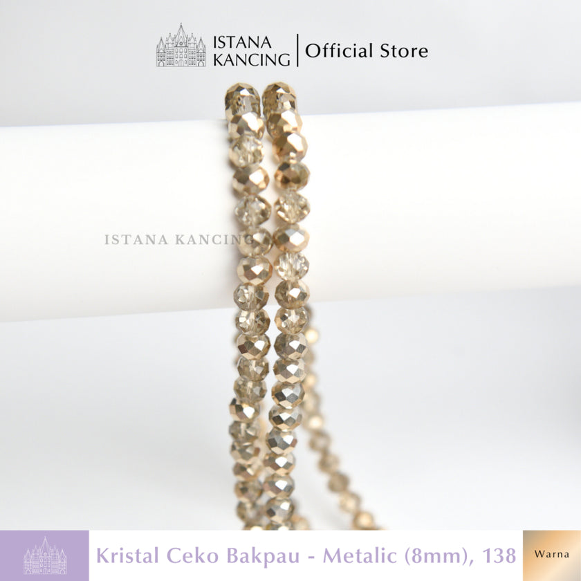 Czech Beads Metalic 8mm