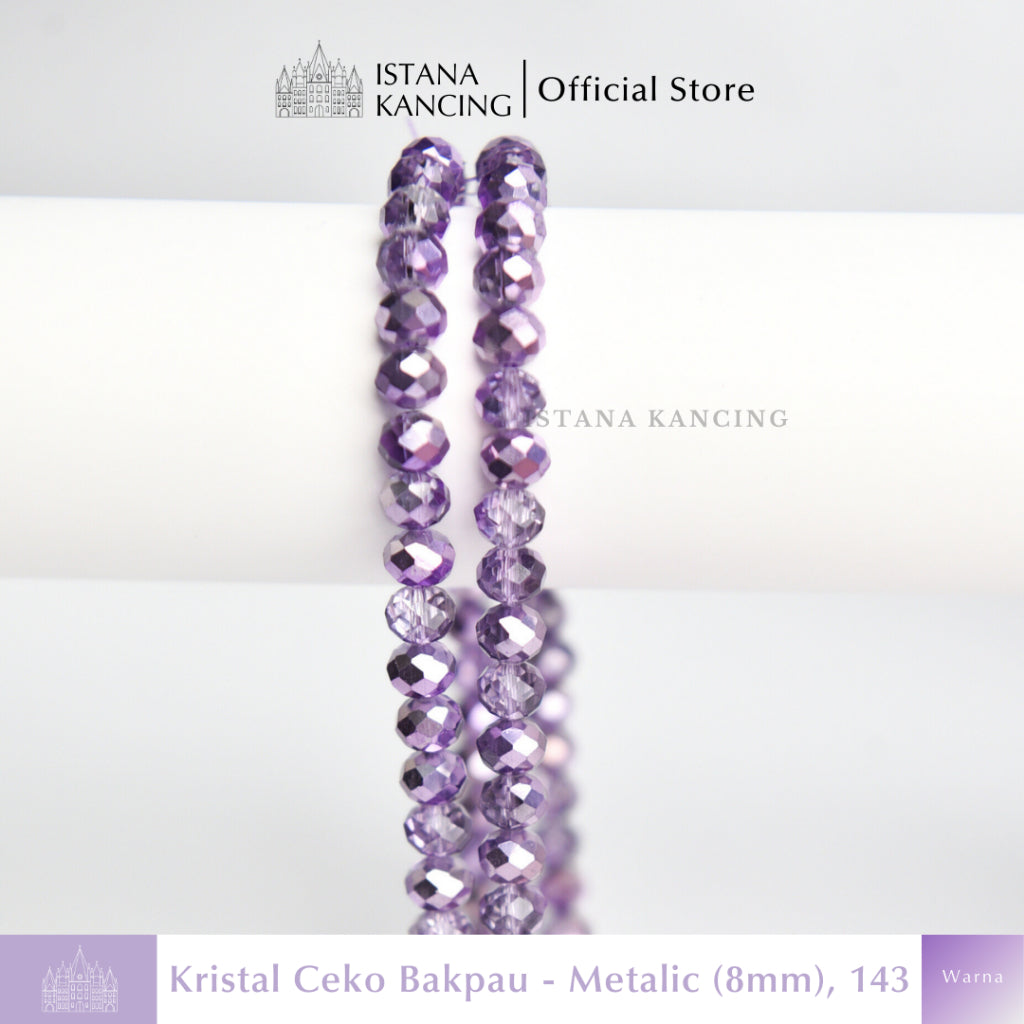 Czech Beads Metalic 8mm