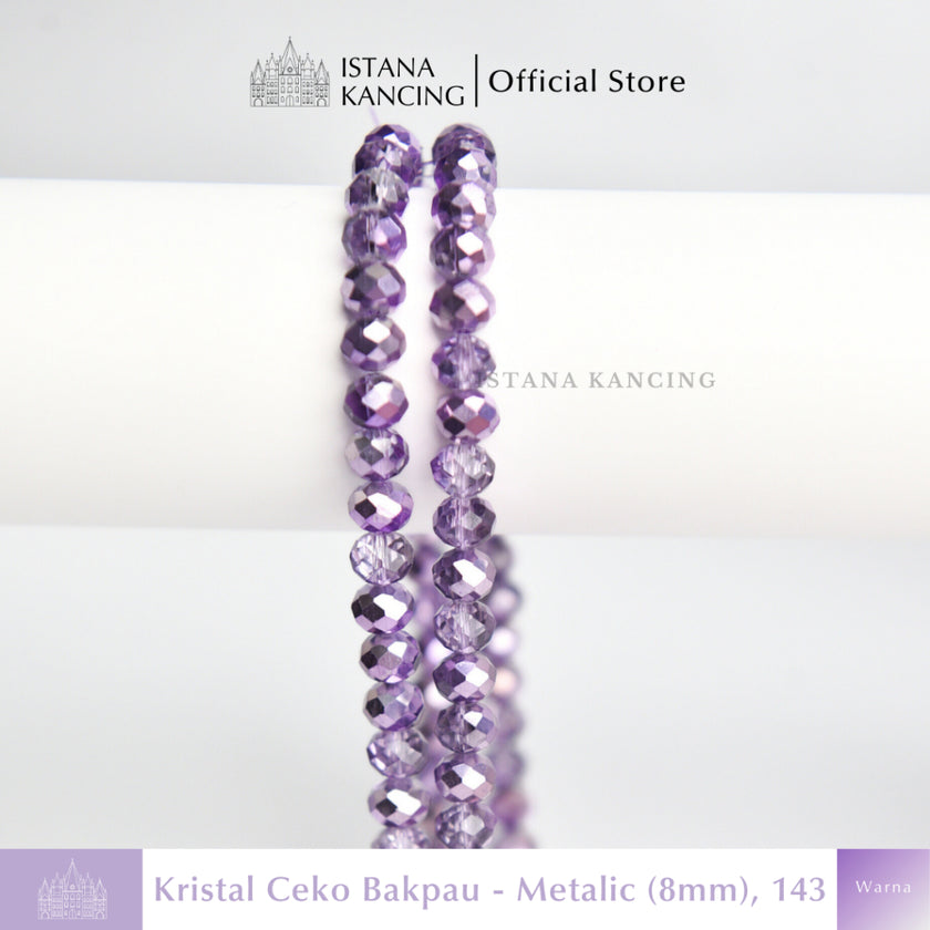 Czech Beads Metalic 8mm