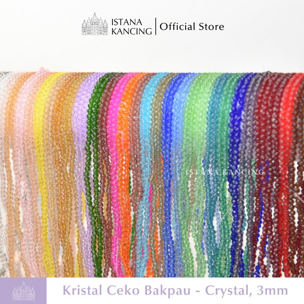 Czech Beads Crystal 3mm