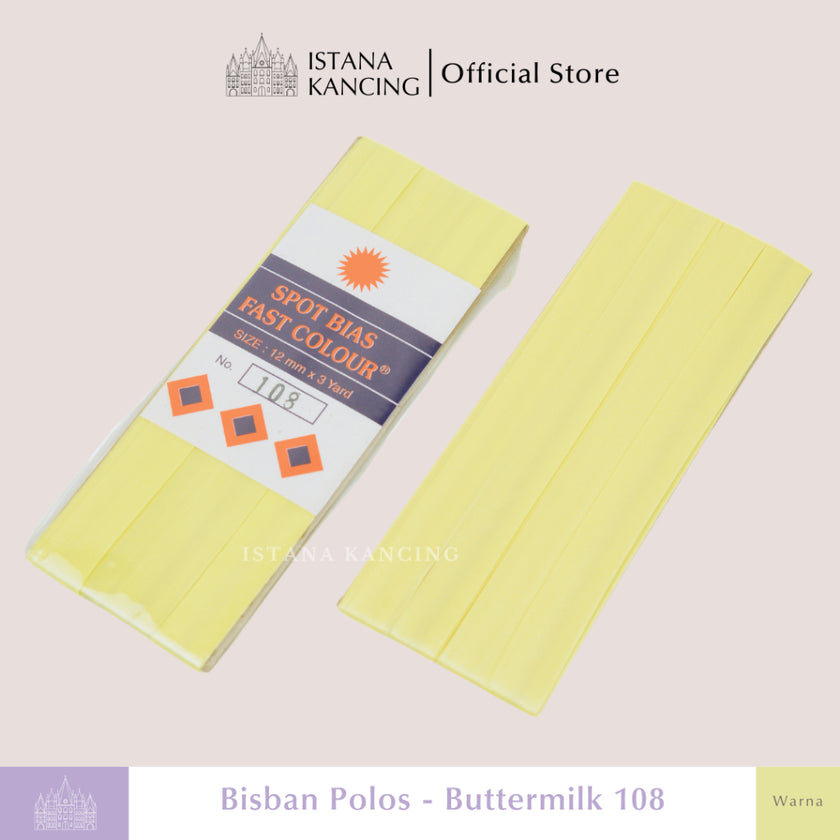 Bisban Polos Bahan Satin