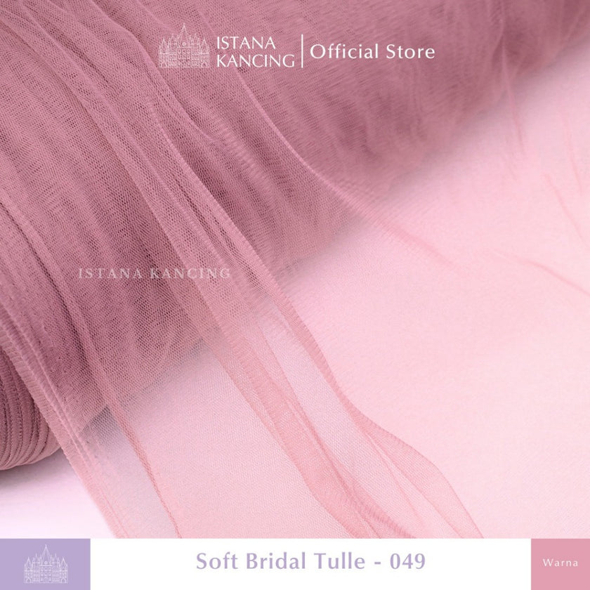 Kain Soft Tulle Lebar 150cm Pink Series