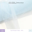 Kain Soft Tulle Lebar 150cm Blue Series
