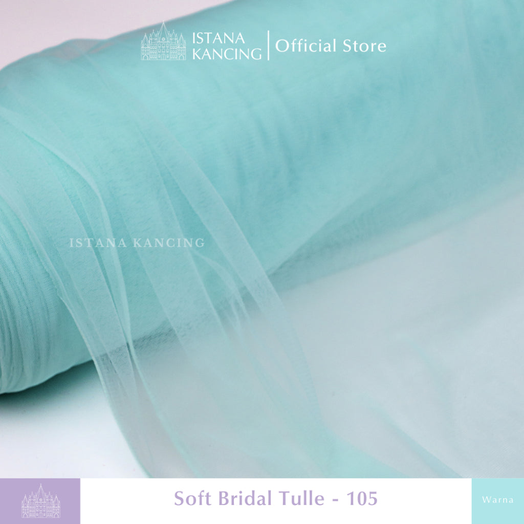 Kain Soft Tulle Lebar 150cm Green Series