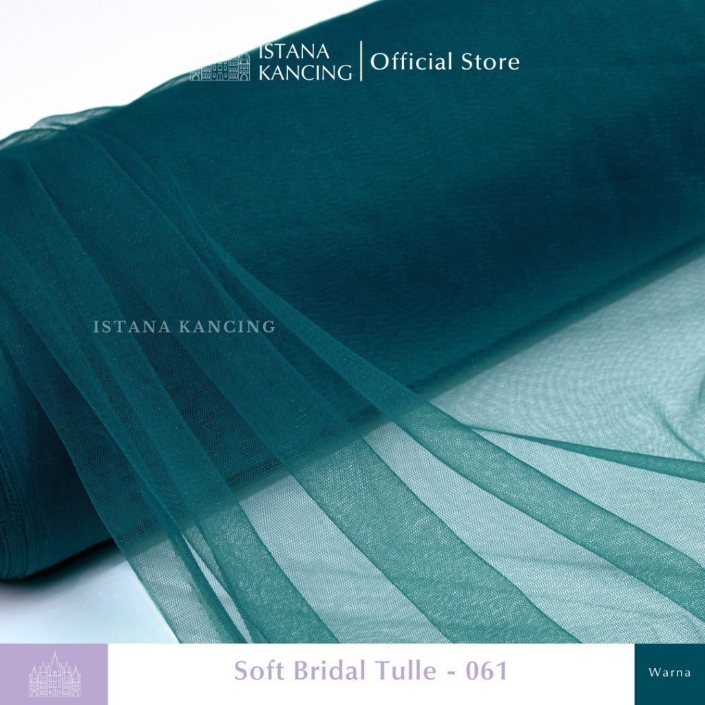 Kain Soft Tulle Lebar 150cm Green Series