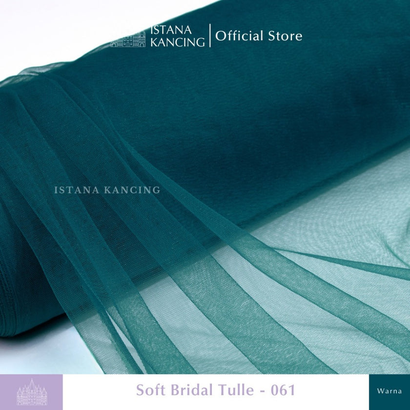 Kain Soft Tulle Lebar 150cm Green Series