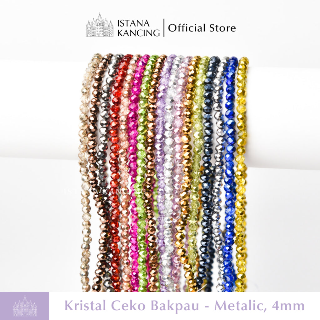 Czech Beads Metalic 4mm