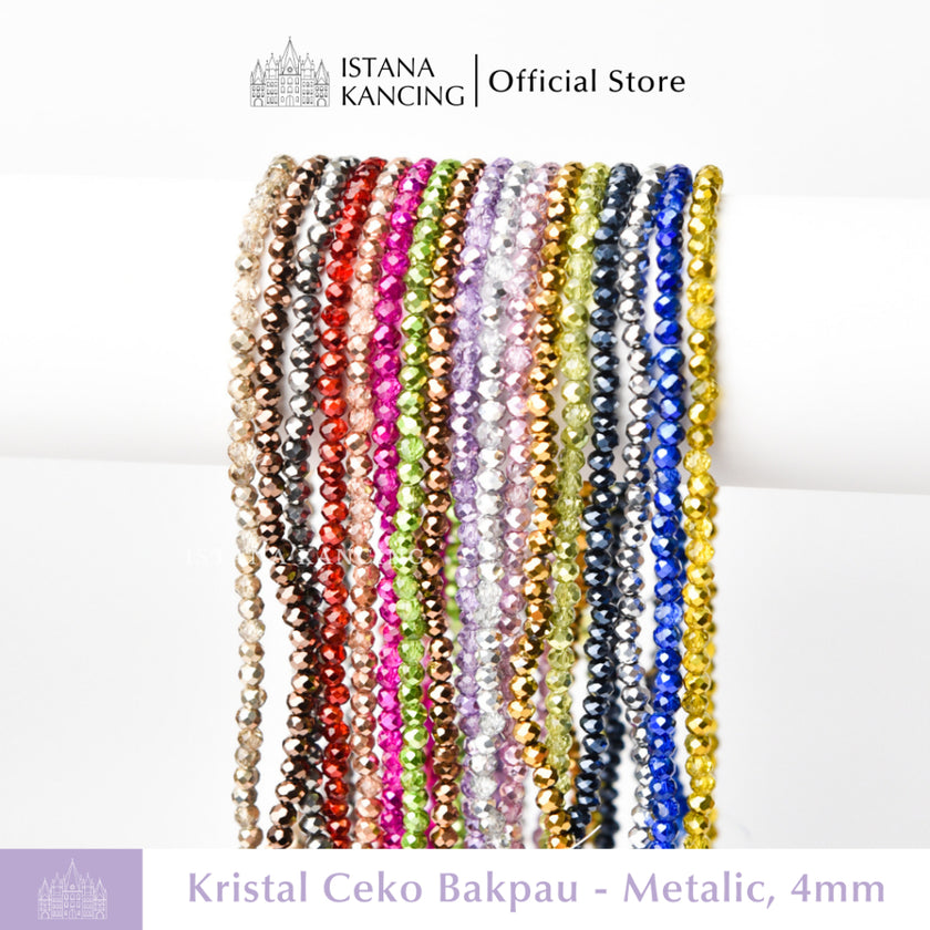 Czech Beads Metalic 4mm