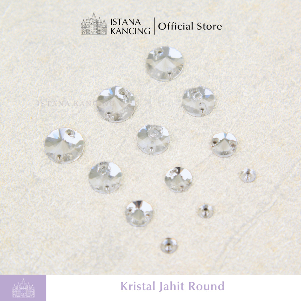 Kristal Jahit Round