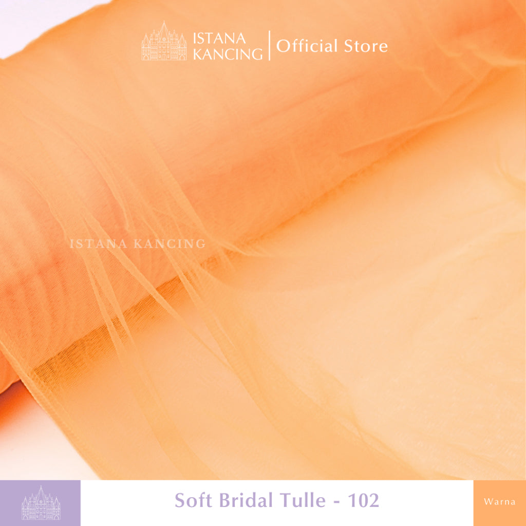 Kain Soft Tulle Lebar 150cm Yellow Series