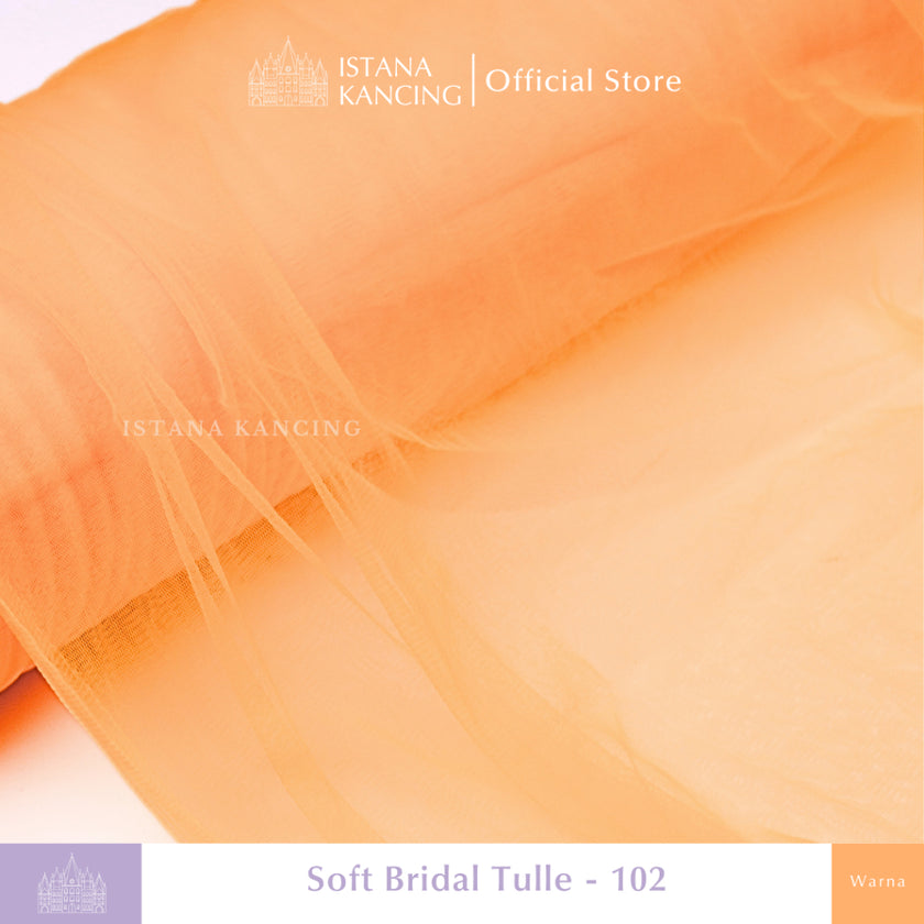 Kain Soft Tulle Lebar 150cm Yellow Series
