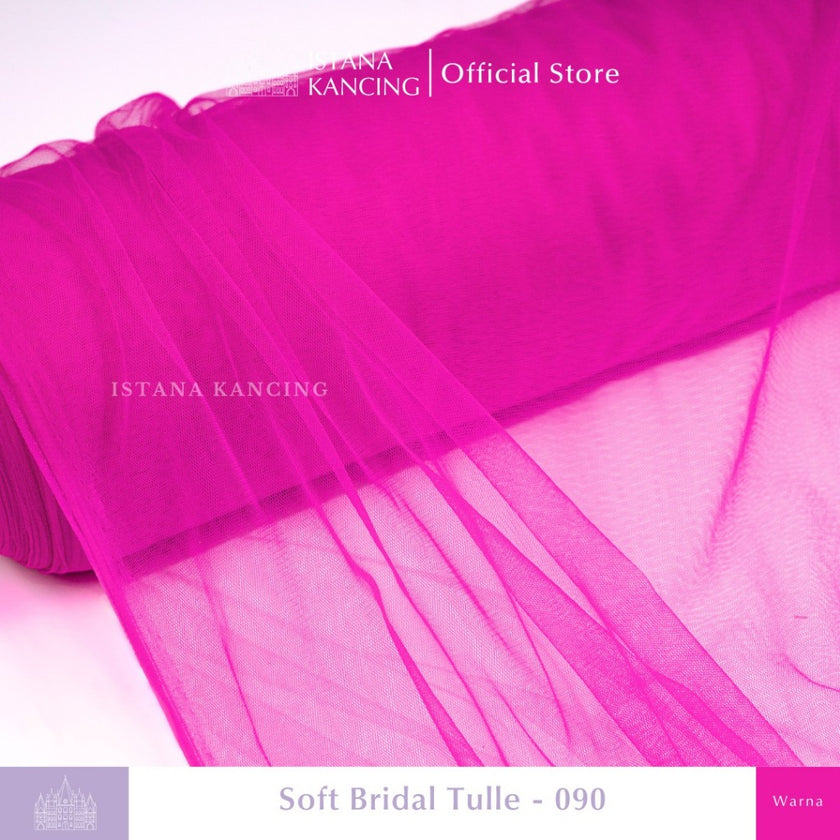 Kain Soft Tulle Lebar 150cm Pink Series