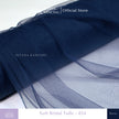 Kain Soft Tulle Lebar 150cm Blue Series
