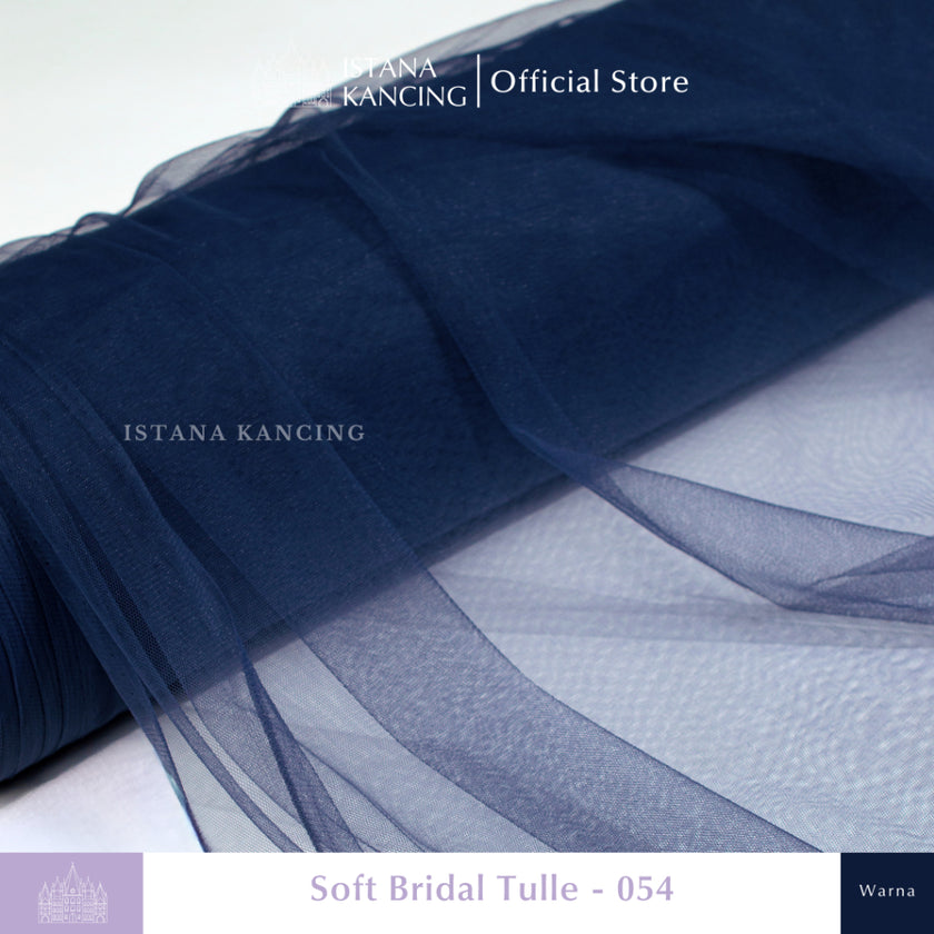 Kain Soft Tulle Lebar 150cm Blue Series
