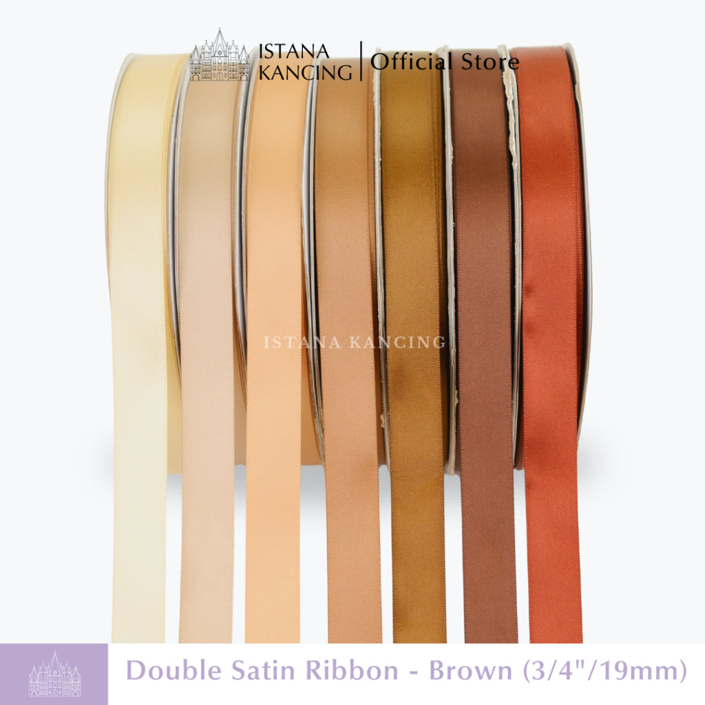 Double Face Satin Ribbon 3/4