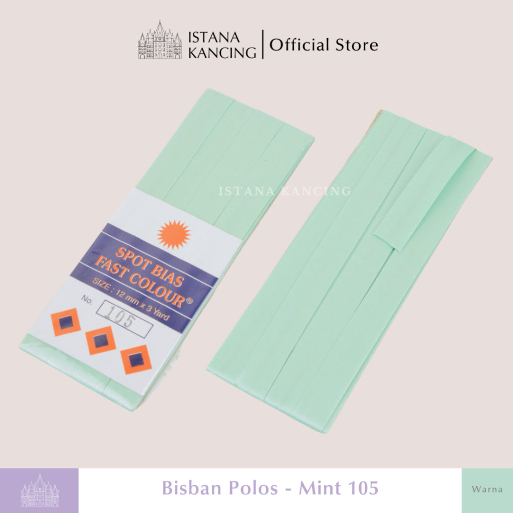 Bisban Polos Bahan Satin