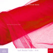 Kain Soft Tulle Lebar 150cm Red Series