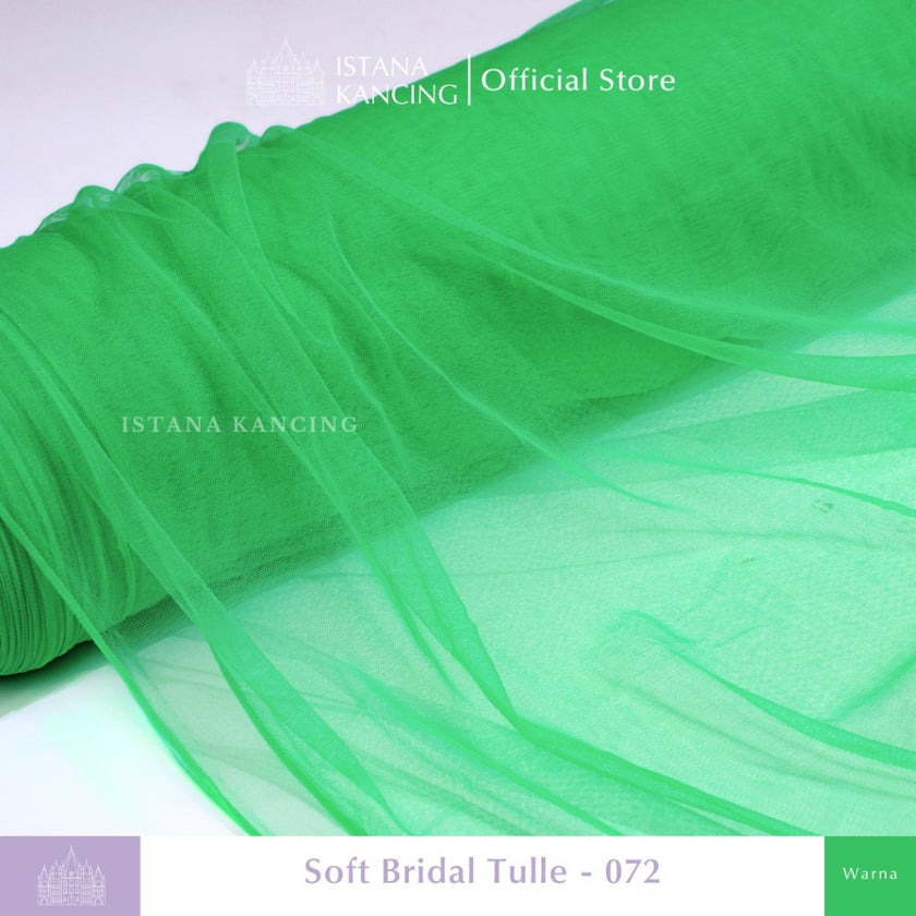 Kain Soft Tulle Lebar 150cm Green Series