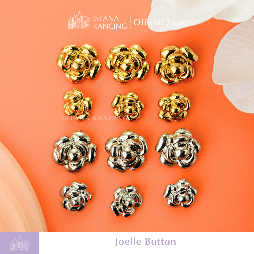 Joelle Flower Button