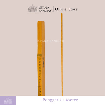 Meteran Kayu 1 Meter