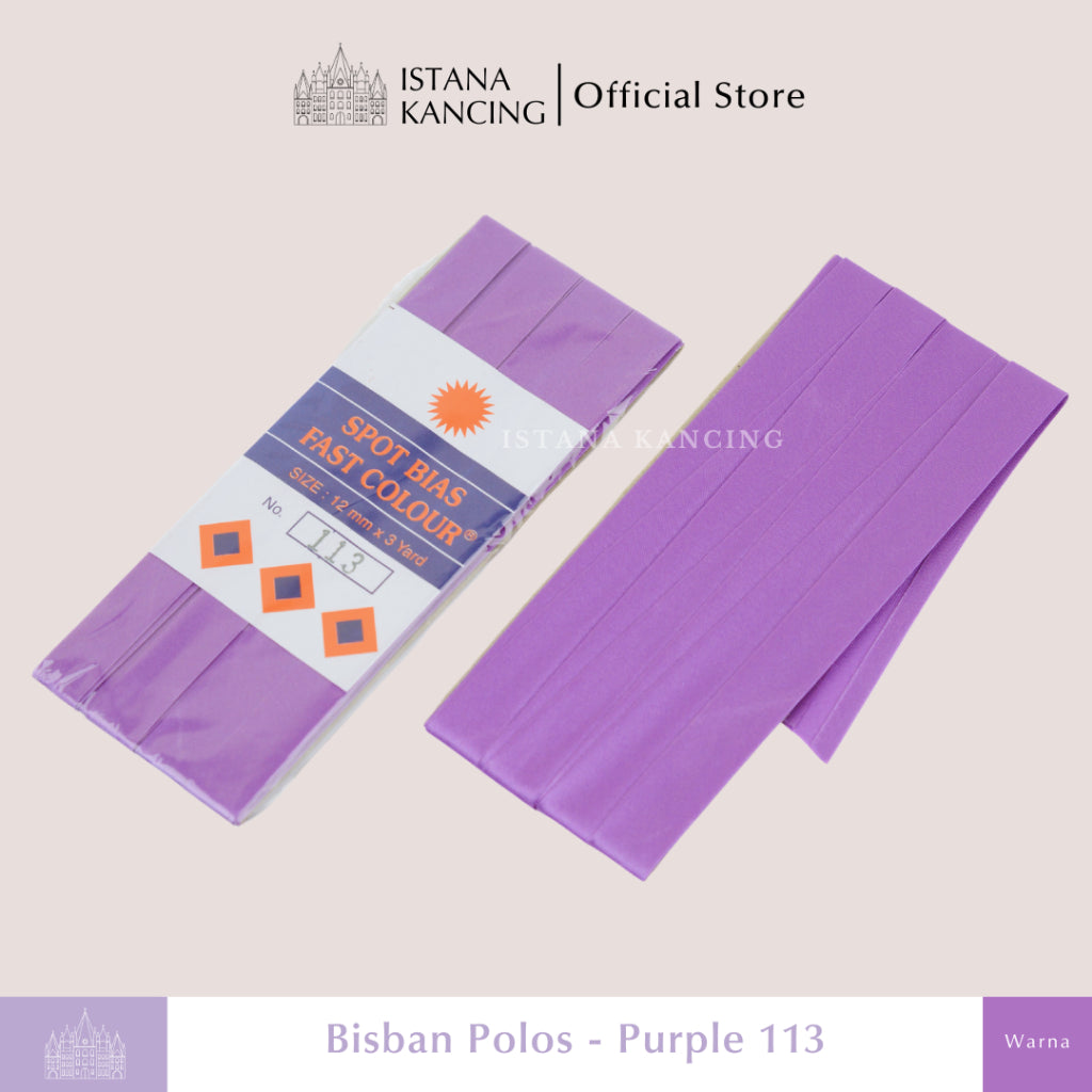 Bisban Polos Bahan Satin