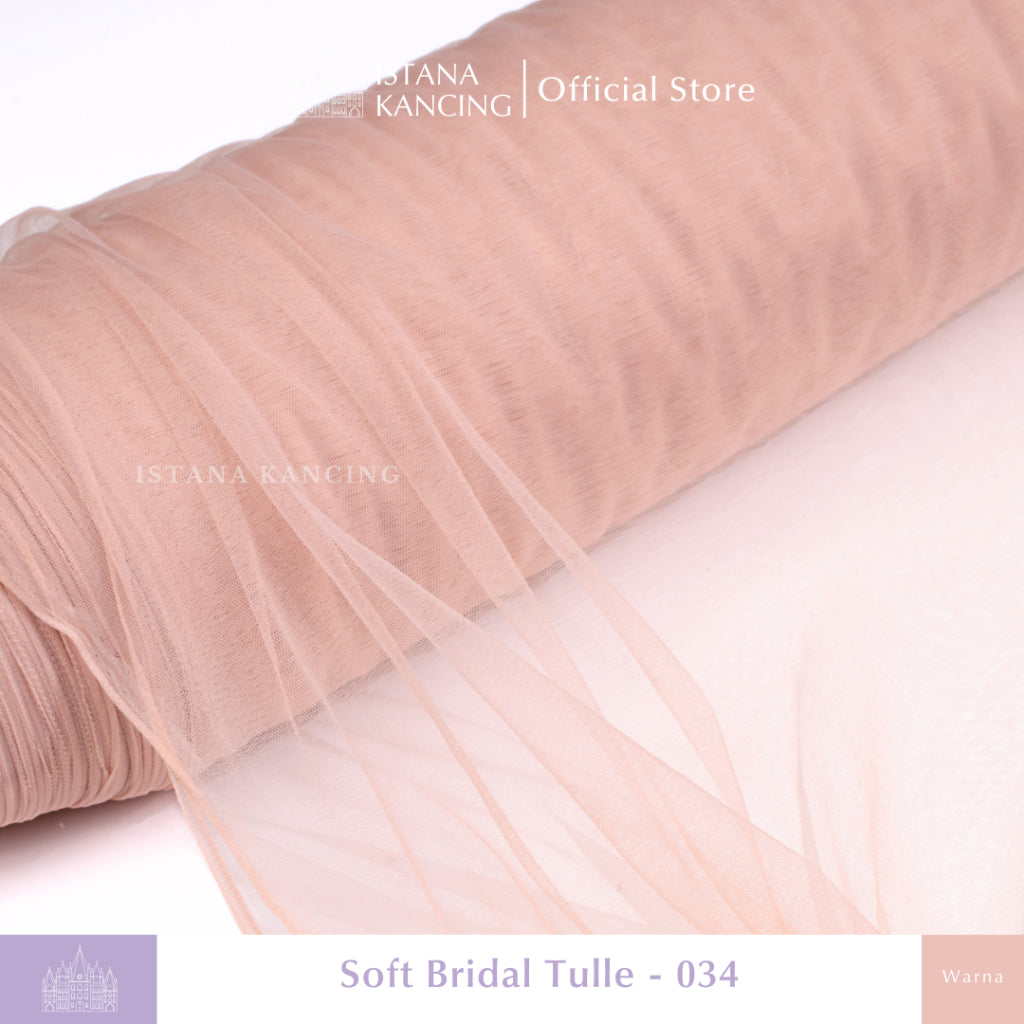 Kain Soft Tulle Lebar 150cm Pink Series