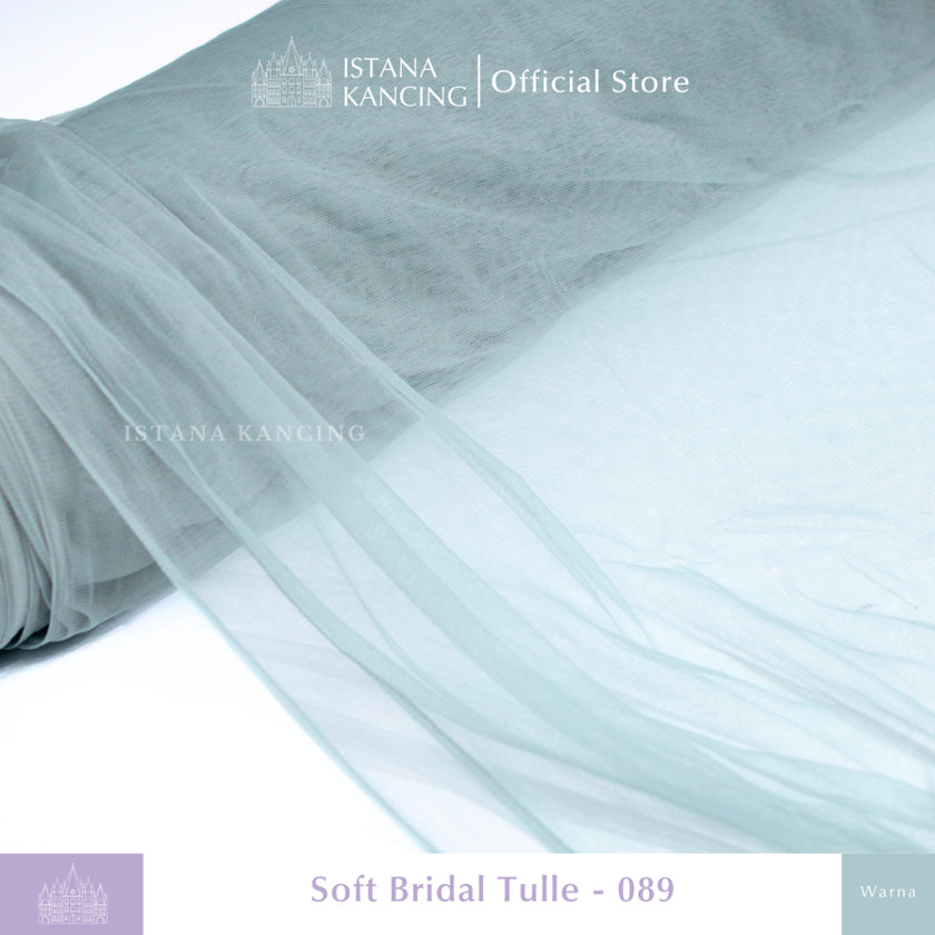 Kain Soft Tulle Lebar 150cm Green Series