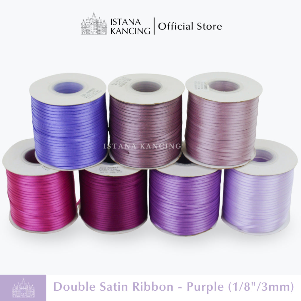 Double Face Satin Ribbon 1/8