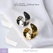 Kancing Jamur Shell Button | Aksesoris Kancing Unik Besar 36mm Premium Blazer Blouse Button| Istana Kancing.id