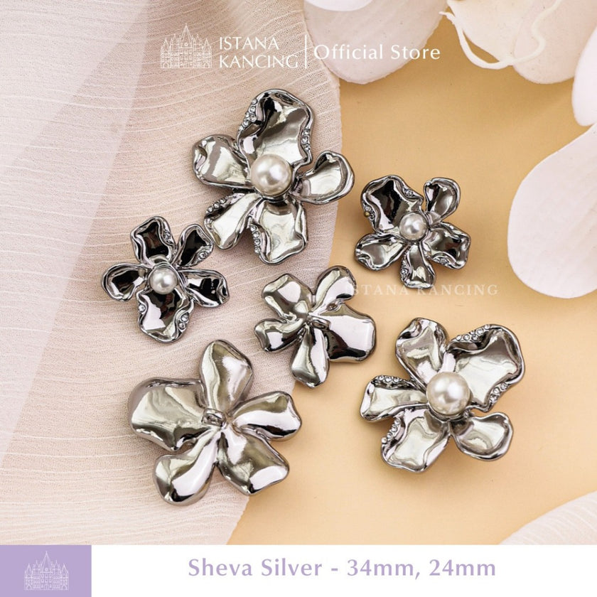 Sheva Flower Button