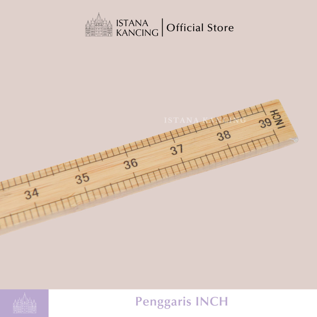 Penggaris Kayu 1 Meter