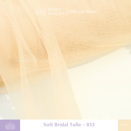 Kain Soft Tulle Lebar 150cm Yellow Series