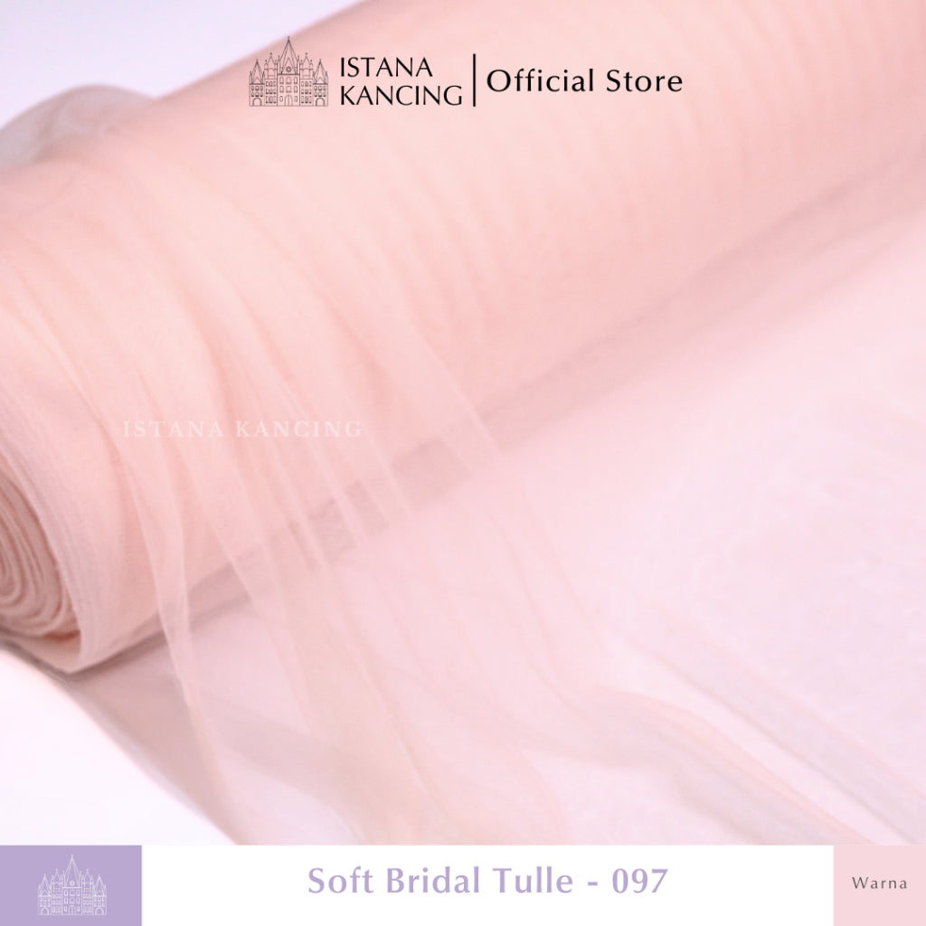 Kain Soft Tulle Lebar 150cm Pink Series