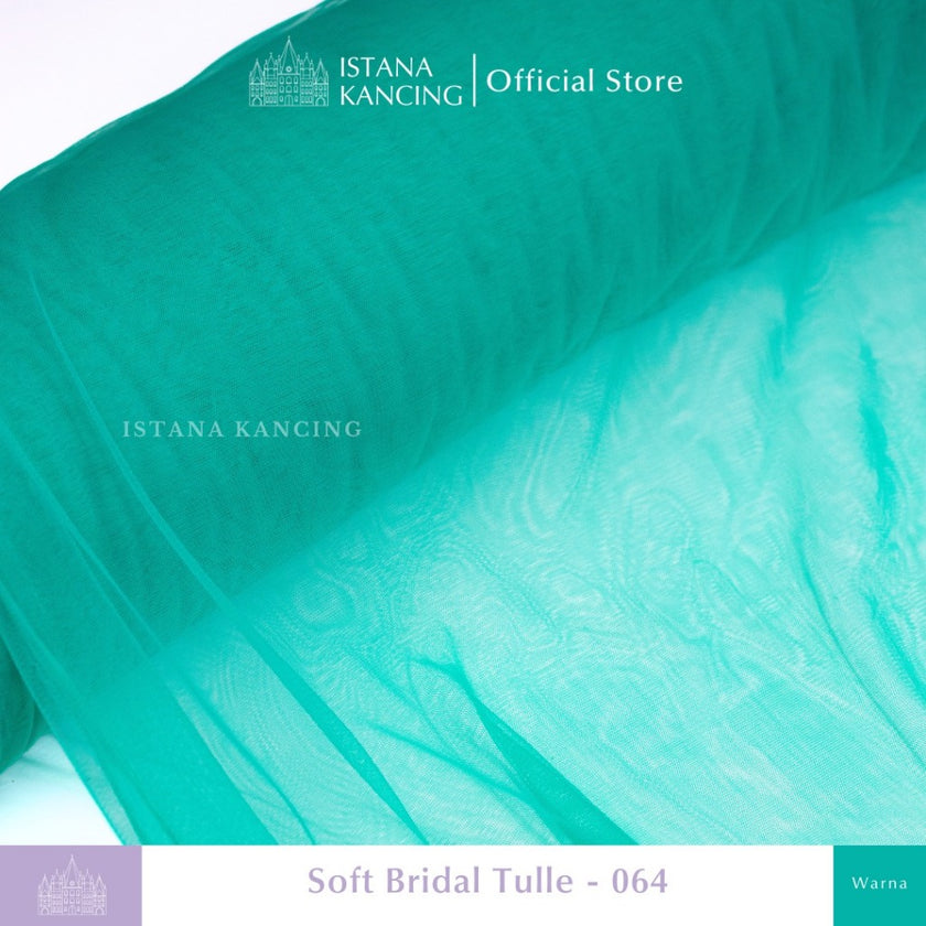 Kain Soft Tulle Lebar 150cm Green Series