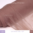 Kain Soft Tulle Lebar 150cm Brown Series