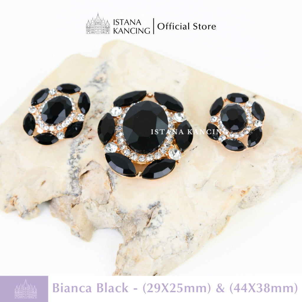 Bianca Rhinestone Button