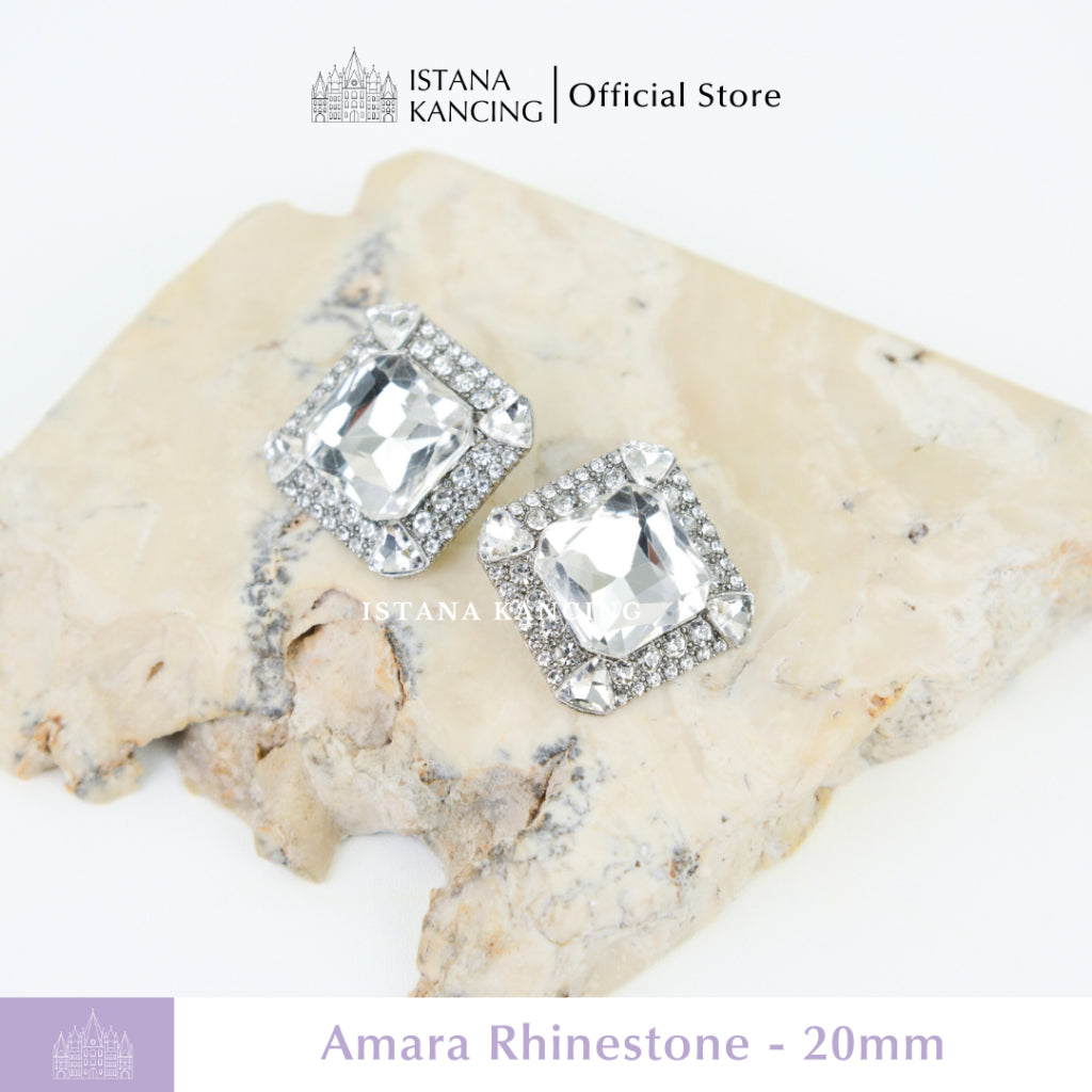 Amara Rhinestone Button